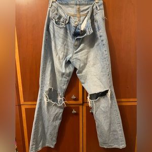 American Eagle 90’s Bootcut Ripped Jeans